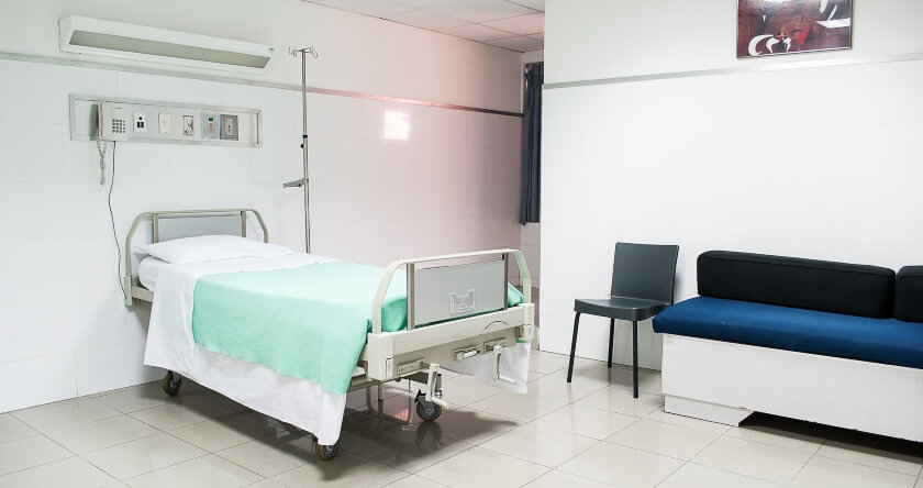 prikaz bolničke sobe u porodilištu